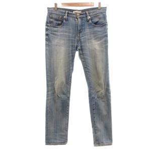 Anniversary 25th デニムパンツ ジーンズ ジーパン パンツ USED加工 25 青 ブルー