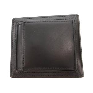 bridle マネークリップ 二つ折り財布 ウォレット ブライドルレザー 黒 ブラック 04233 /FF