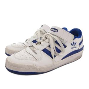 adidas Forum Low White Royal Blue スニーカー シューズ ローカット 26 ホワイト