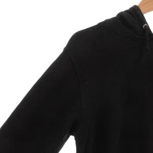 STUSSY パーカー フーディ プルオーバー スウェット 裏毛 ロゴ プリント 長袖 S 黒 ブラック /FF