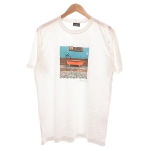 drawn by paul 美品 Tシャツ 半袖 カットソー プリント XL 白 ホワイト /MG