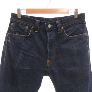 RRL デニムパンツ 赤耳 ボタンフライ USA製 LOT R27 30 インディゴ