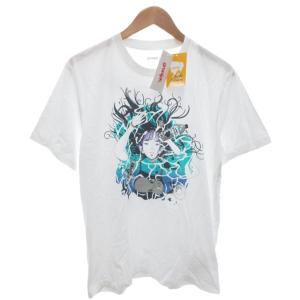 中村佑介 コラボ タグ付き ダイアローグ Tシャツ 半袖 プリント 白 ホワイト M /FF