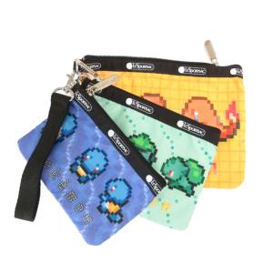 ×ポケモン TRIPLE POUCH SET WITH WRISTLET 3連 ポーチ インバッグ ヒトカゲ
