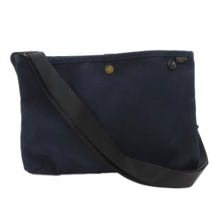 MUSETTE サコッシュ ショルダーバッグ 斜め掛け クロスボディ ロゴ 紺 ネイビー /FF