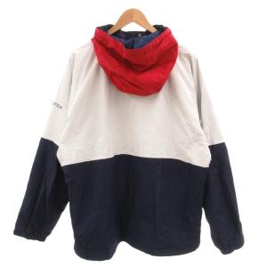 X-LARGE × NAUTICA SAILING JACKET パーカー ジップアップ 中綿 ロゴ刺繍 XL ホワイト