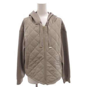 MICO COULIER 24AW ZIPフリルパーカー ブルゾン ダンボールニット フード 長袖 9R