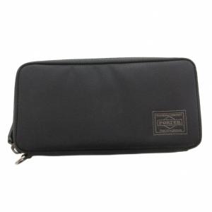 DILL  LONG WALLET 長財布 ウォレット ロゴ ラウンドジップ 黒 ブラック /FF