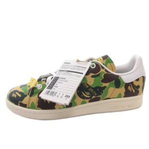 × A BATHING APE タグ付き STAN SMITH ABC CAMO スニーカー シューズ