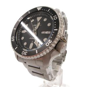 SEIKO セイコー-5 SPORTS 腕時計 アナログ 自動巻き 裏スケ シルバー