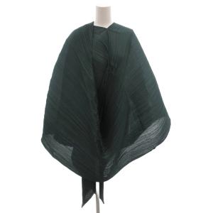 ISSEY MIYAKE ポンチョ グリーン PP07-AD131