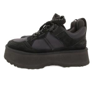 ASTROMEL スニーカー 厚底 スエード 26cm ブラック 1171541