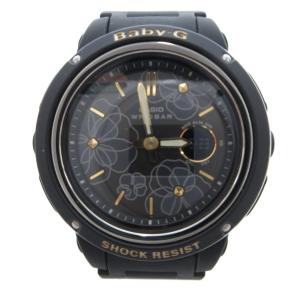 Floral Dial Series 腕時計 ウォッチ アナデジ クォーツ 花柄 黒 ブラック BGA-150FL-1AJF