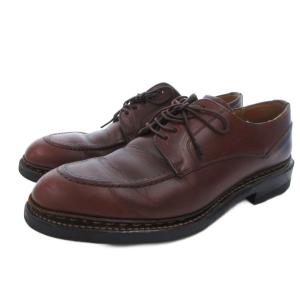 TOKYO ドレスシューズ ビジネス レースアップ Uチップ 茶 ブラウン 24 W527 /FF