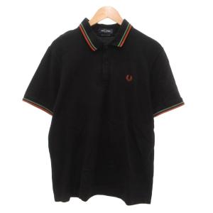 FRED PERRY フレッドペリー-M12 ポロシャツ 半袖 鹿の子 英国製 ロゴ