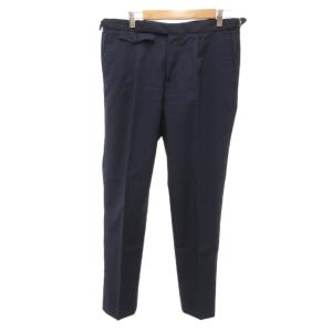 SLOWEAR SUPER 100’S パンツ スラックス サイドベルト アジャストタブ ウール 50