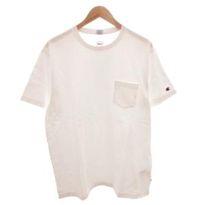 × Champion Tシャツ 半袖 無地 ロゴ L ホワイト /FF