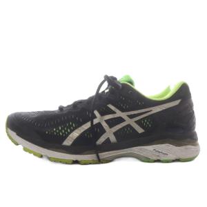GEL-KAYANO 23-SW スニーカー ランニングシューズ US9 ブラック イエロー TJG944
