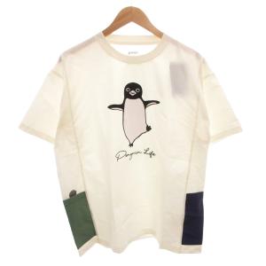 さかざきちはる タグ付き Penguin Life サイドポケットビッグシルエットTシャツ カットソー