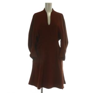 20AW Volume Sleeve Dress ワンピース 長袖 ボリュームスリーブ Vネック マーメイド
