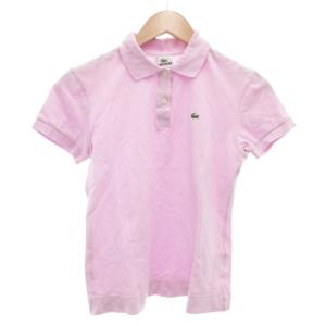 LACOSTE CHEMISE 3点セット ヴィンテージ ポロシャツ 半袖 鹿の子 ロゴ 40 42 白 ホワイト ピンク