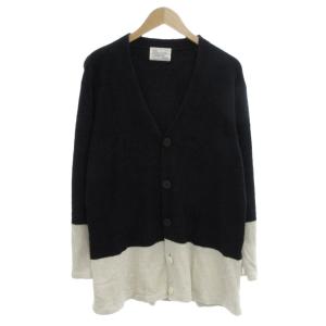 gelato pique JOELROBUCHON セットアップ ルームウェア カーディガン パンツ L イージー バイカラー 紺