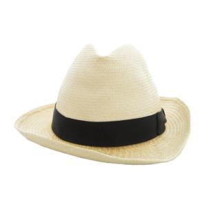 Borsalino パナマキートハット ストローハット 中折 60 キナリ /UO