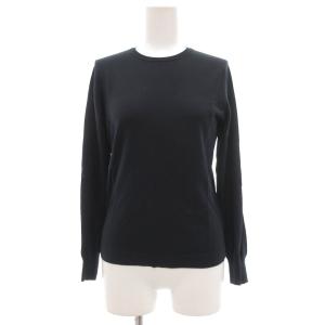 usuva ウスヴァ コットン ニットプルオーバー 36 ダークネイビー AI8004U /UO