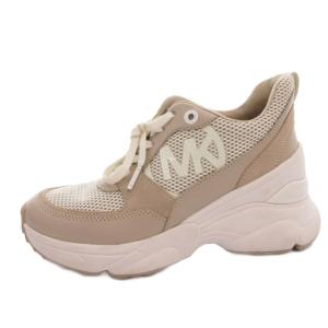 MICHAEL KORS スニーカー シューズ ローカット 厚底 7.5 ベージュ /FF SM3