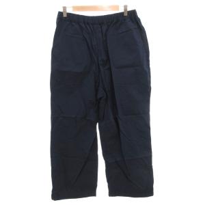 UTILITY OVER PANTS イージーパンツ スラックス ゴムウエスト ストレート F 紺 ネイビー