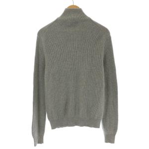 POLO RALPH LAUREN リブニットカーディガン ジャケット ジップアップ ハイネック 長袖 S グレー