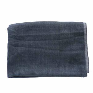 Max Mara ストール マフラー ウール シルク ロゴ 白タグ グレー