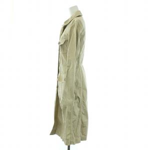 PRADA シャツワンピース ロング 長袖 ベージュ