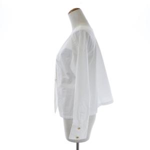 Diagram GRACE CONTINENTAL シャツダブルブラウス Vネック 長袖 金ボタン 36 S 白 ホワイト 39147265