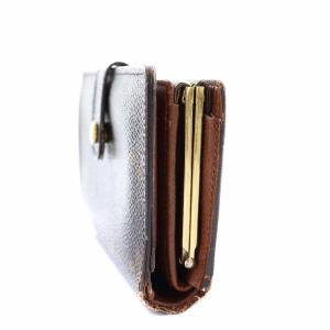 LOUIS VUITTON モノグラム ポルトフォイユ ヴィエノワ 財布 二つ折り がま口 茶 ブラウン M61674