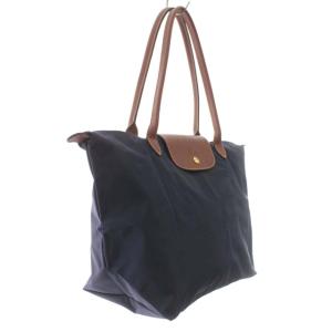 Longchamp プリアージュ トートバッグ ナイロン 鞄 紺 ネイビー