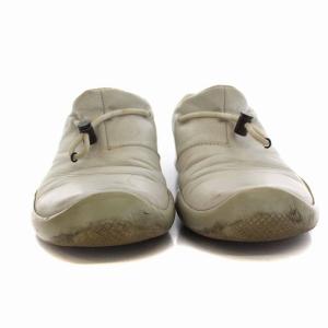 PRADA SPORT スリッポン シューズ レザー ビブラムソール 35 22.5cm オフホワイト アイボリー
