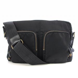 ショルダーバッグ ナイロン 黒 ブラック