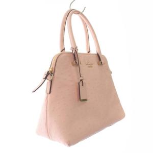 kate spade new york シダーストリート ハンドバッグ オーストリッチ レザー PXRU5323 鞄 ピンク