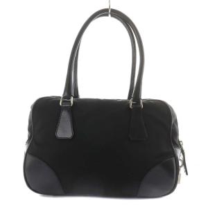 PRADA ミニボストン ハンドバッグ ナイロン 黒 ブラック