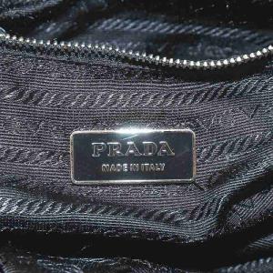 PRADA ミニボストン ハンドバッグ ナイロン 黒 ブラック