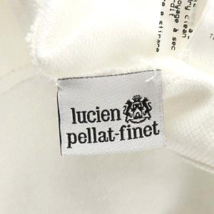 lucien pellat finet ニットジャケット コットン シングル スカル ラインストーン S 白 ホワイト