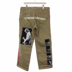 TAKAHIROMIYASHITATheSoloIst. dickies Slim Straight ワークパンツ ロゴ ワッペン 36/32 ベージュ sdp.0001