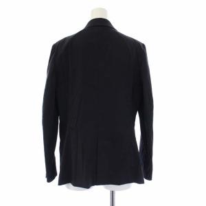 23区 スーツ セットアップ 上下 テーラードジャケット 1B パンツ スラックス 44 大きいサイズ 2XL 黒 ブラック
