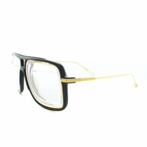 DITA WESTBOUND 眼鏡 度入り スクエア メタルフレーム ブラック