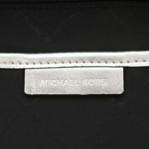 MICHAEL KORS リュックサック デイパック ナイロン シルバー色 35h1s5rb21