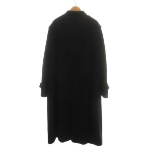 GIORGIO ARMANI コート ロング丈 ウール アウター 52 XL 黒 ブラック
