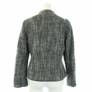 ARMANI COLLEZIONI 2011年製 ツイードジャケット アウター 40 S グレー