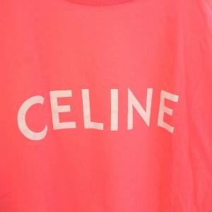 CELINE 22AW ルーズTシャツ 半袖 S ピンク 2X681671Q