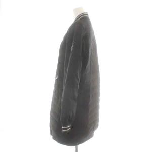 DIESEL ダウンコート 切替 ジップアップ XS 黒 ブラック